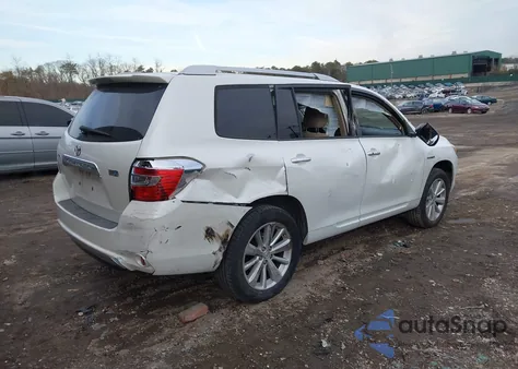 2008 Toyota Highlander Hybrid из США, поврежденный, VIN JTEEW41A182002953